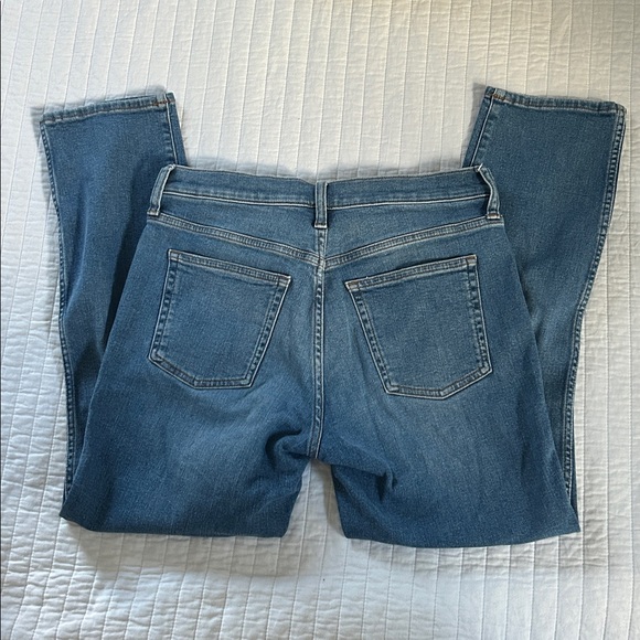 J. Crew 9” Vintage Slim Straight jeans in medium blue - Picture 4 of 8